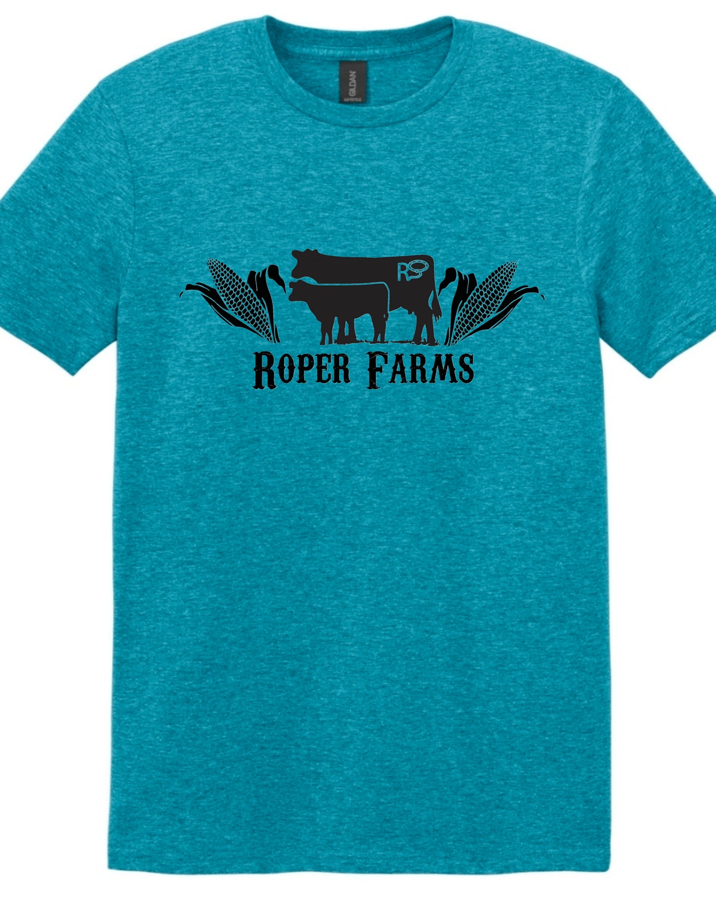 Roper Farms Gildan T-Shirt - Black Logo