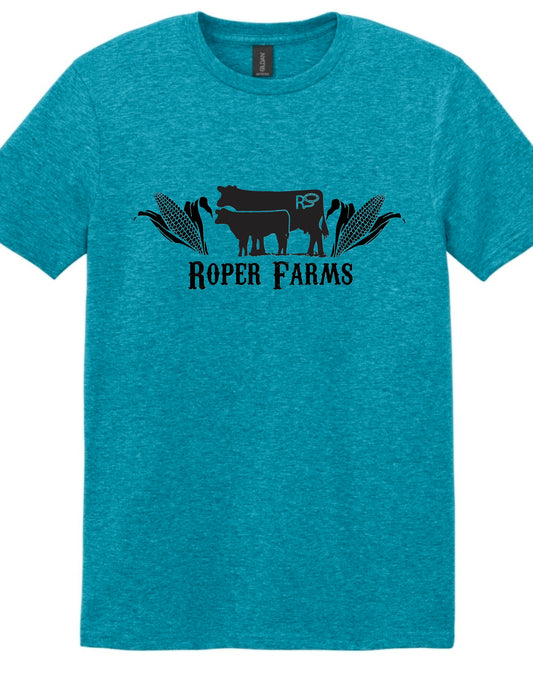 Roper Farms Gildan T-Shirt - Black Logo
