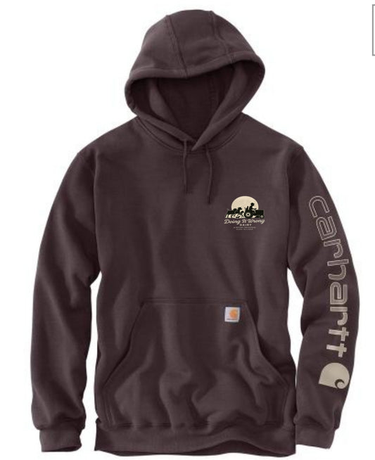Carhartt K288 - Loose Fit Midweight Hoodie Doing it Wrong Dairy Pocket Size Logo