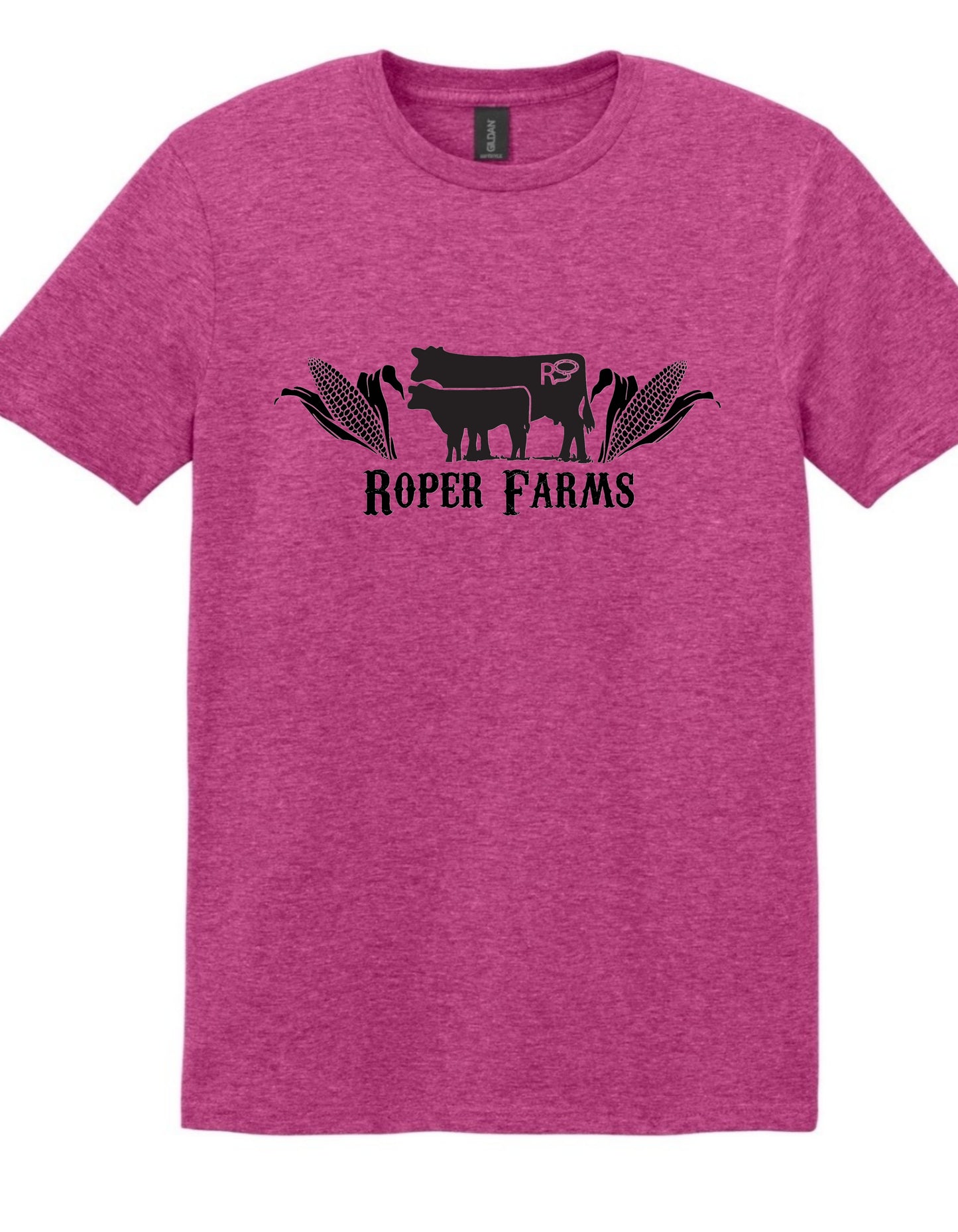 Roper Farms Gildan T-Shirt - Black Logo