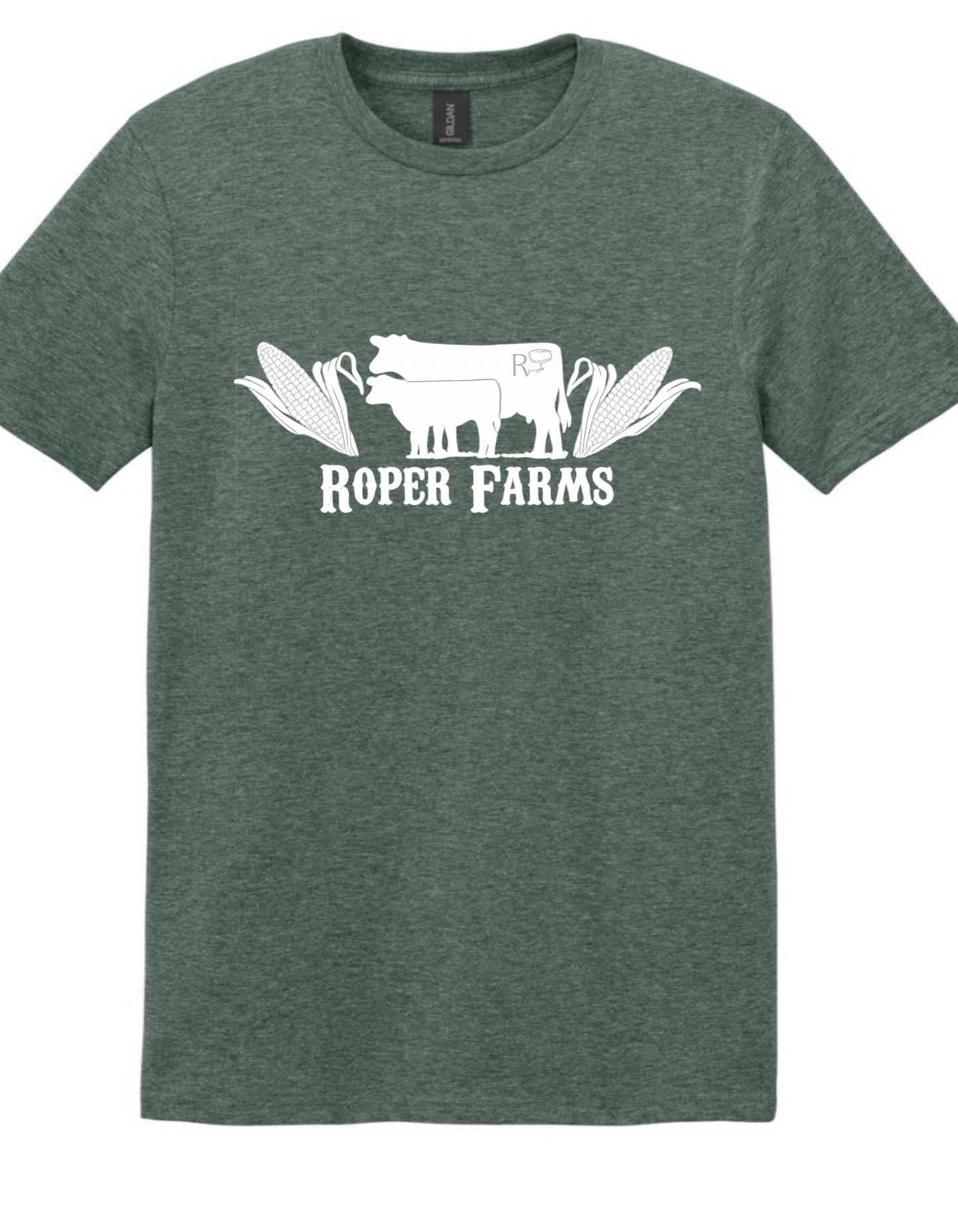 Roper Farms Gildan T-Shirt - White Logo