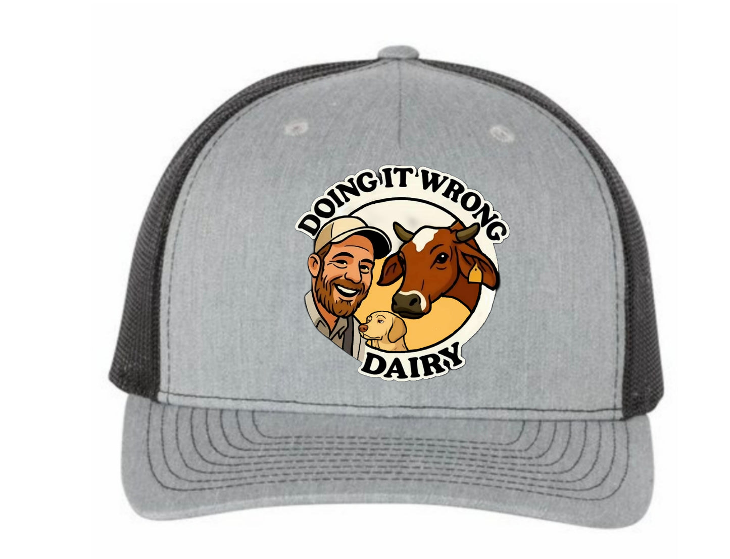 Richardson 112FP Color Cartoon Logo Doing It Wrong Dairy