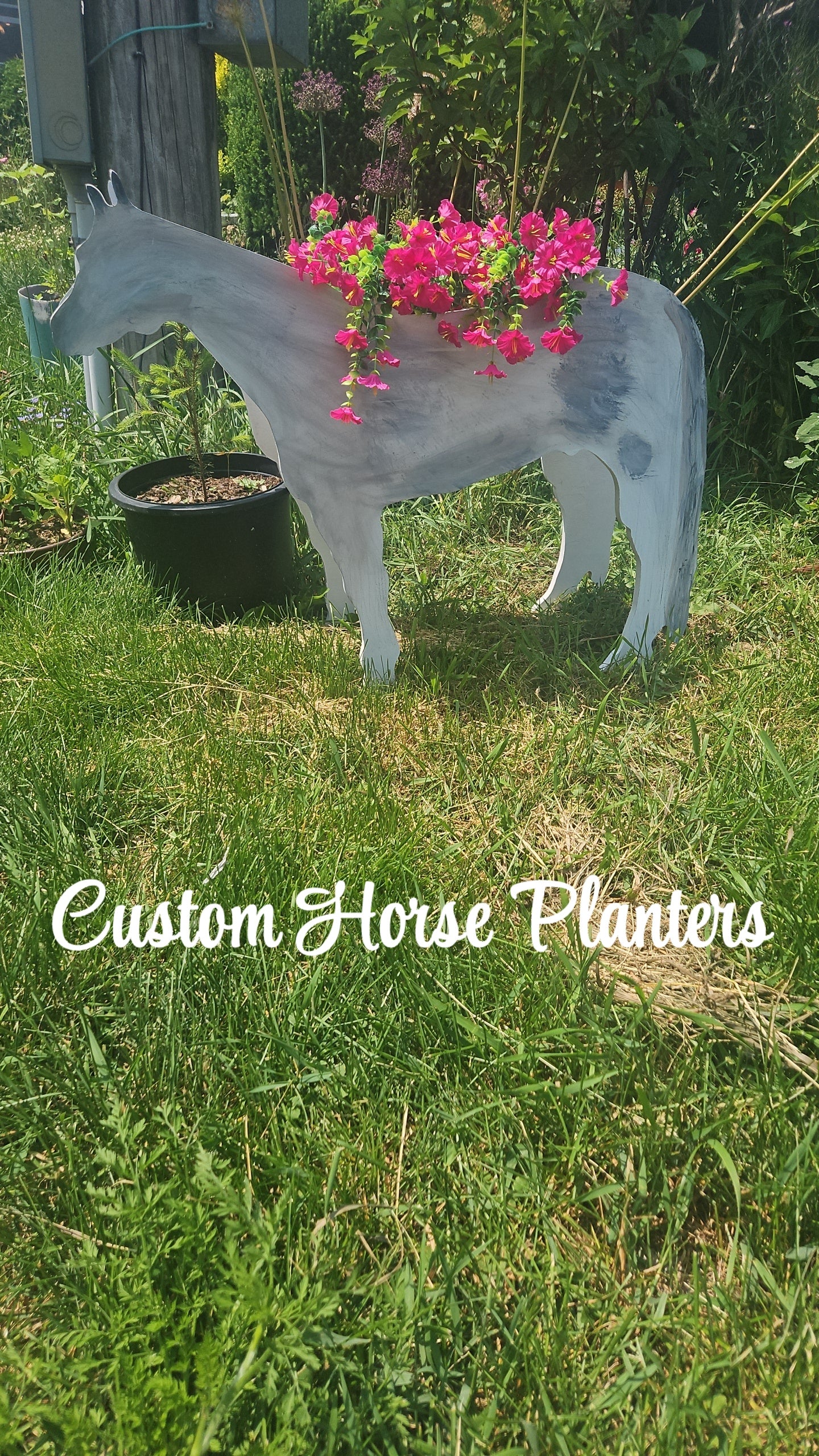 Horse Flower Planter - Customized