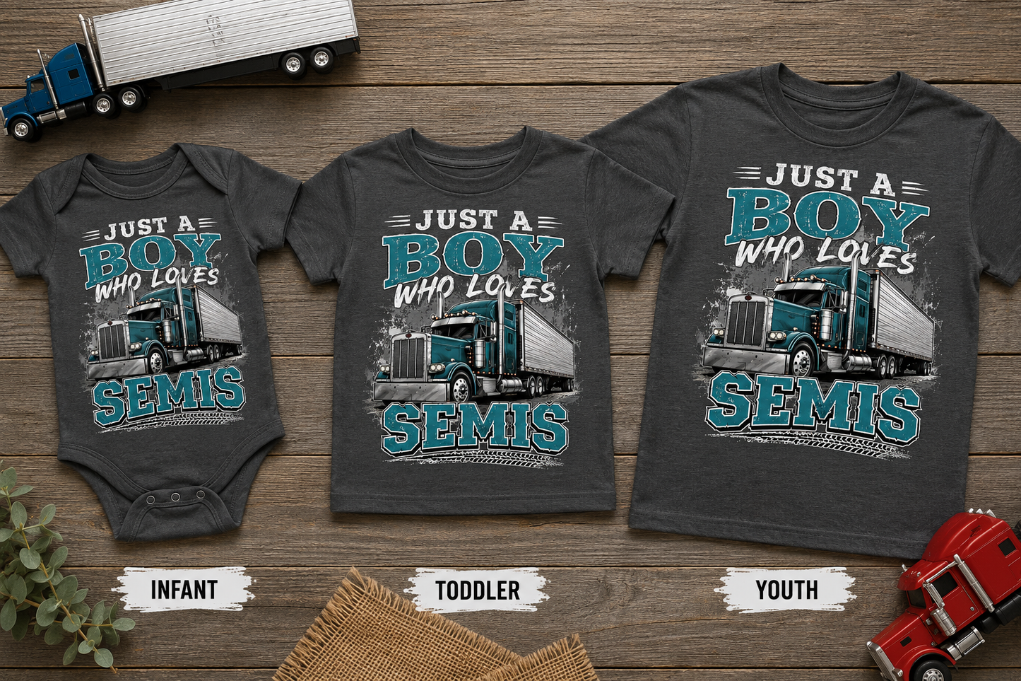 Just a Boy Who Loves Semis