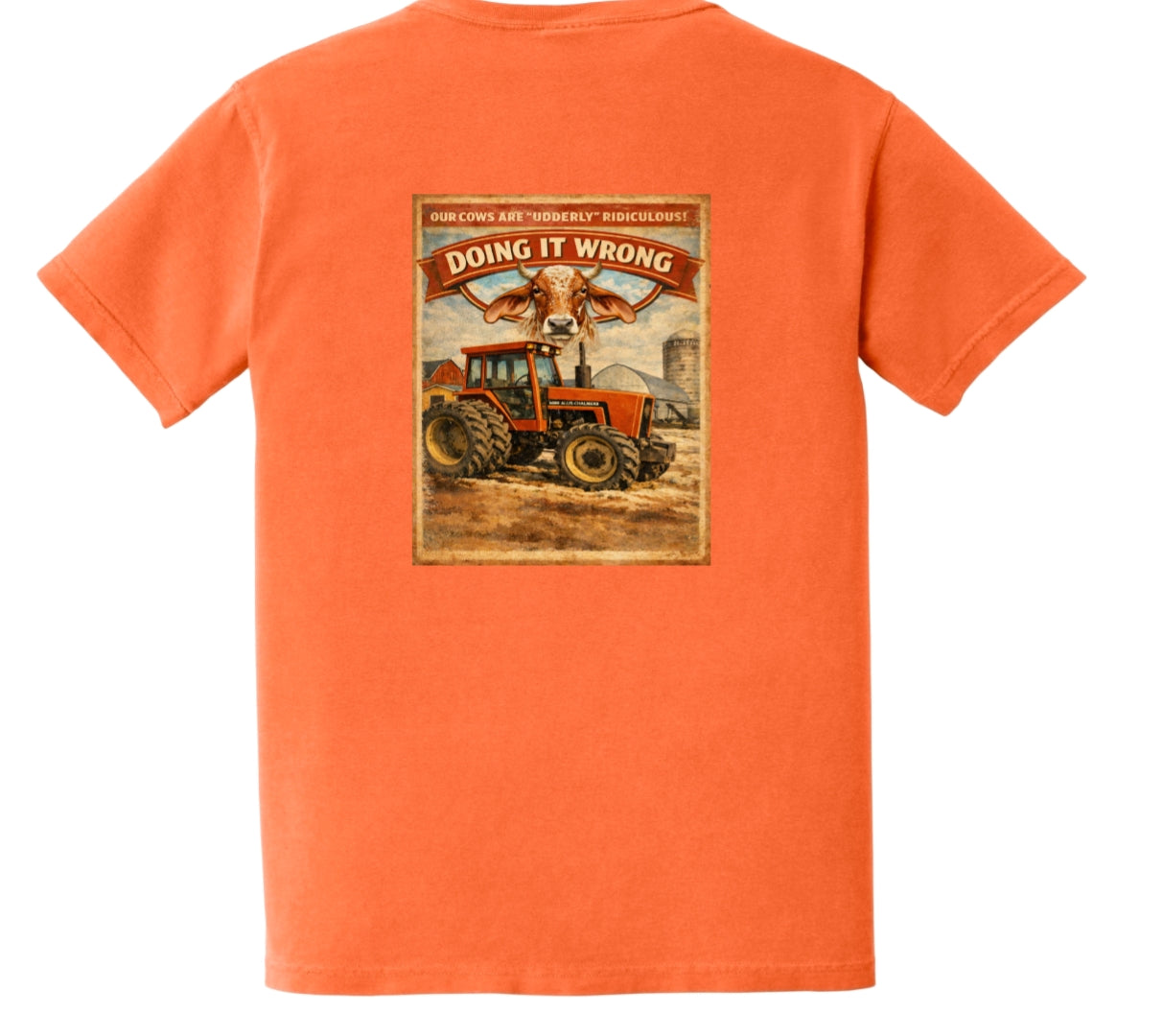 Doing It Wrong Dairy Pocket T ~ Allis