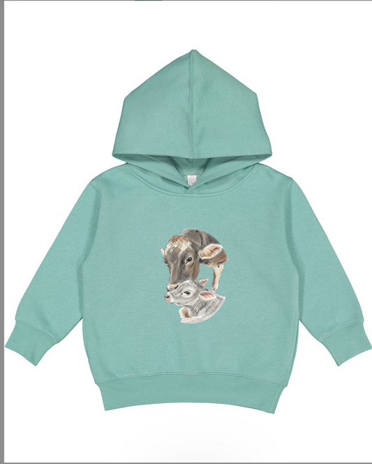 Swiss Cow Calf Hoodie