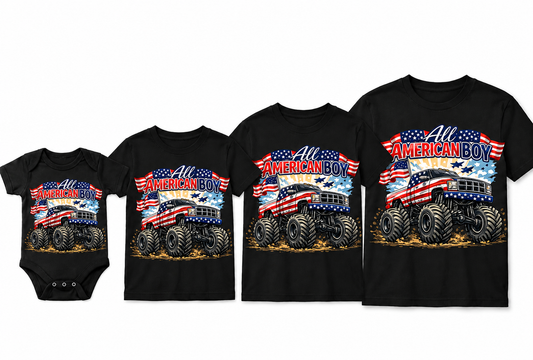 Monster Truck Patriotic Shirt