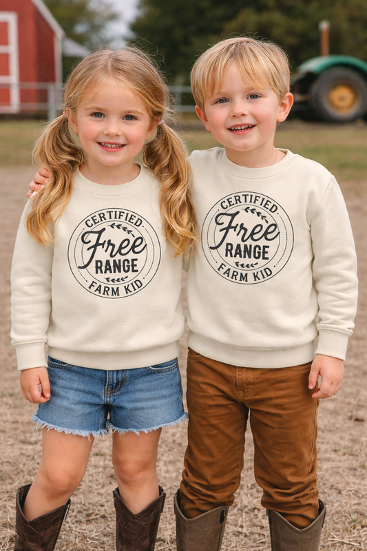 Certified Free Range Farm Kid