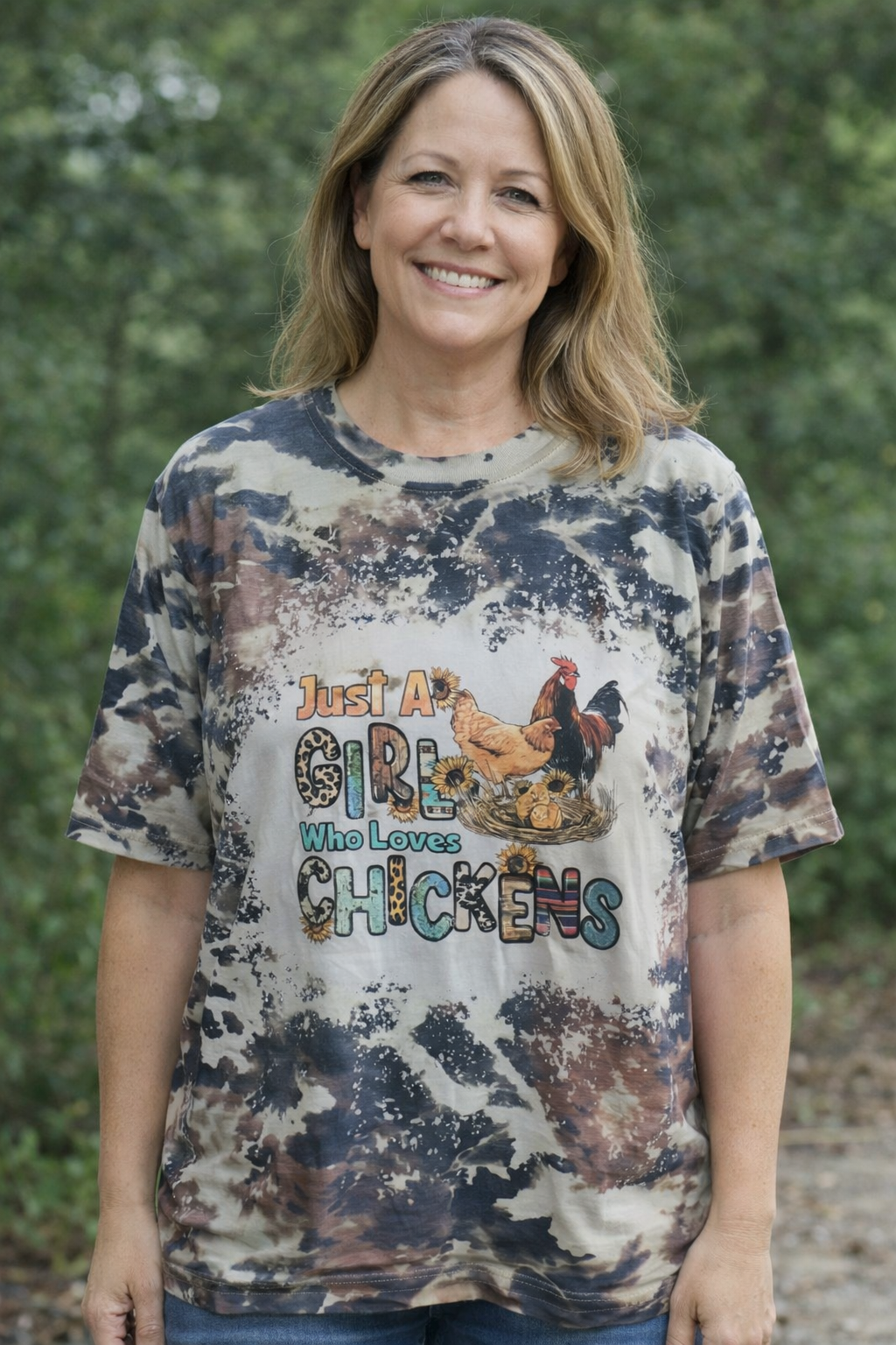 Chicken Lover Rustic Women's T