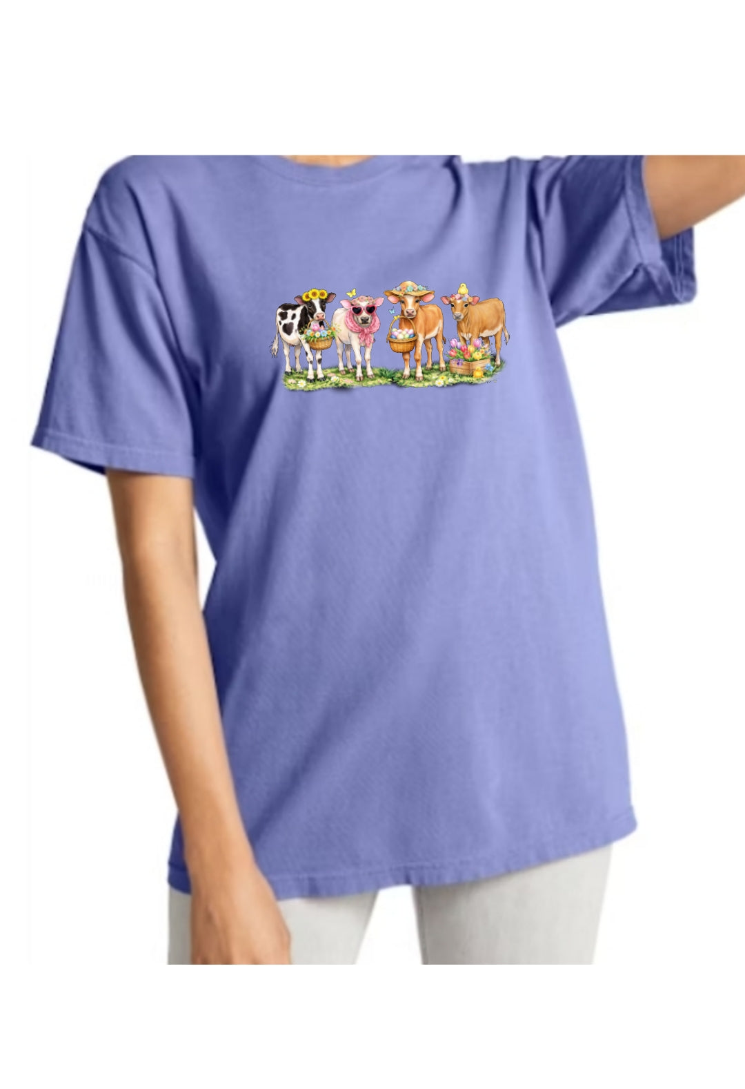 Spring Cows T or Sweater