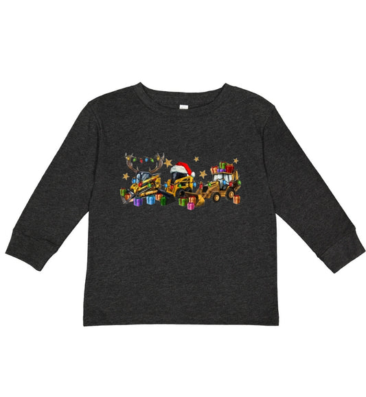 Rabbit Skins RS3302 - Toddler Long-Sleeve, Boy Christmas Top