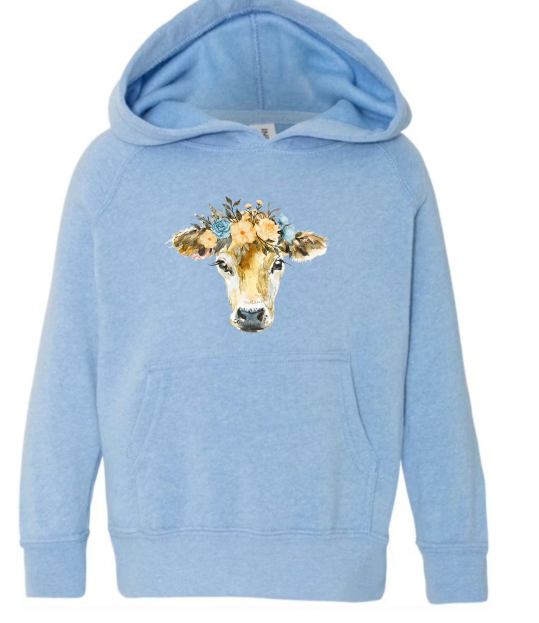 Jersey Cow all sizes light blue