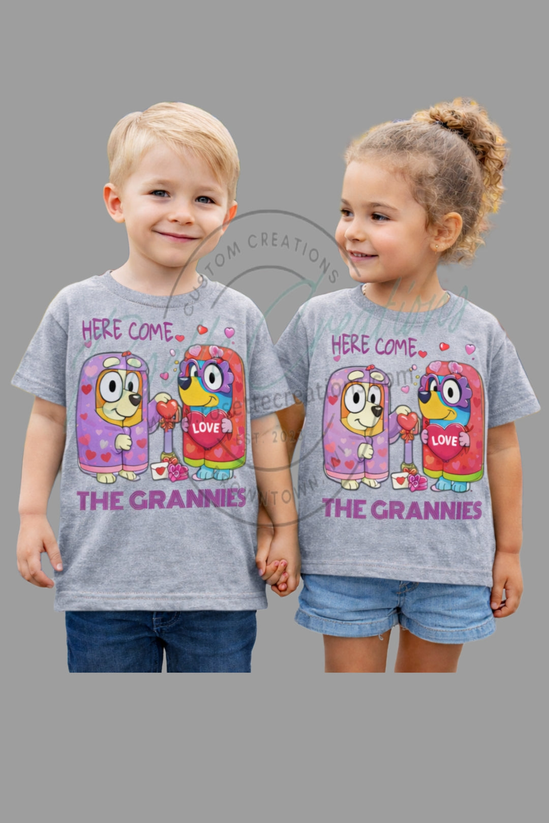 Bluey Valentine - Here Come the Grannies