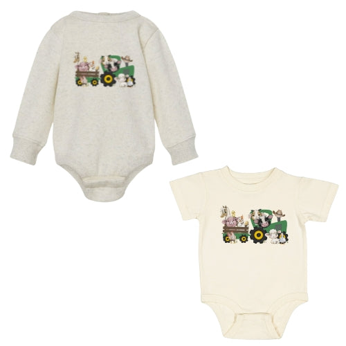Farmyard Tractor Onesie