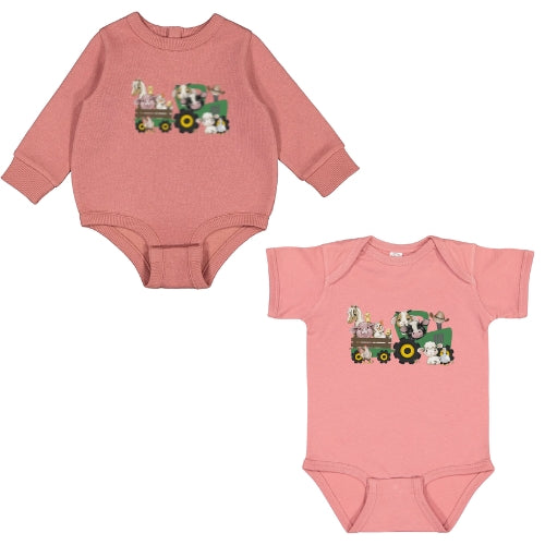 Farmyard Tractor Onesie